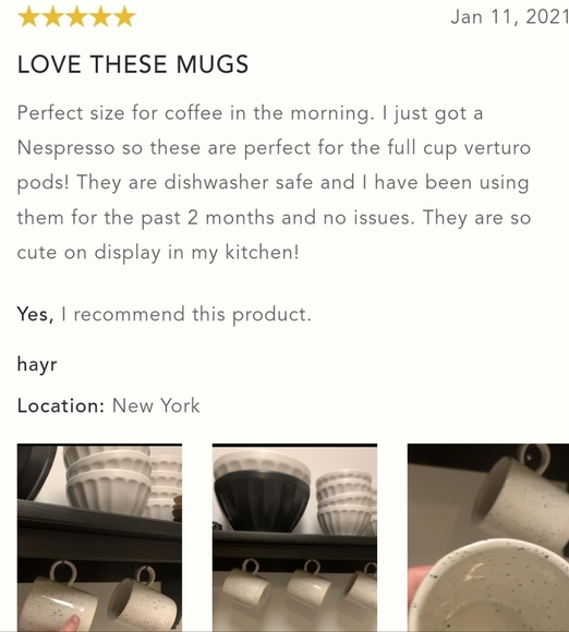 Set of 4, Anthropologie Finlay mugs - Picture 4 of 10